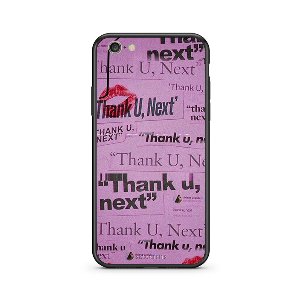 iphone 6 6s Thank You Next Θήκη Αγίου Βαλεντίνου από τη Smartfits με σχέδιο στο πίσω μέρος και μαύρο περίβλημα | Smartphone case with colorful back and black bezels by Smartfits