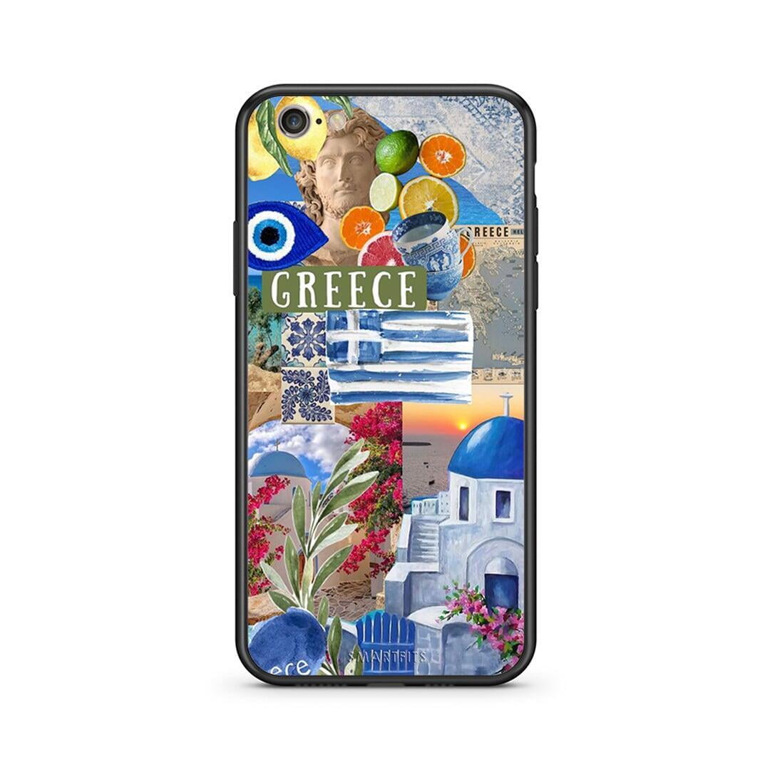 iPhone 7 / 8 All Greek Θήκη από τη Smartfits με σχέδιο στο πίσω μέρος και μαύρο περίβλημα | Smartphone case with colorful back and black bezels by Smartfits