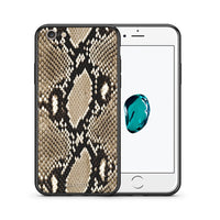 Thumbnail for Θήκη iPhone 6/6s Fashion Snake Animal από τη Smartfits με σχέδιο στο πίσω μέρος και μαύρο περίβλημα | iPhone 6/6s Fashion Snake Animal case with colorful back and black bezels