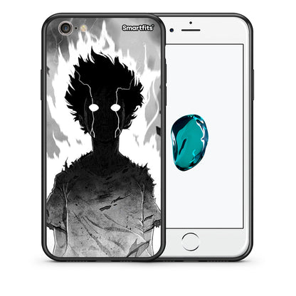 Θήκη iPhone 6 / 6s Anime Boy από τη Smartfits με σχέδιο στο πίσω μέρος και μαύρο περίβλημα | iPhone 6 / 6s Anime Boy case with colorful back and black bezels