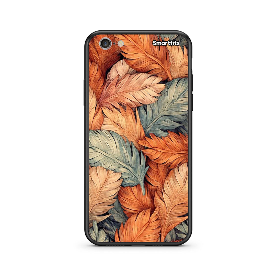iphone 6 plus 6s plus Autumn Leaves Θήκη από τη Smartfits με σχέδιο στο πίσω μέρος και μαύρο περίβλημα | Smartphone case with colorful back and black bezels by Smartfits