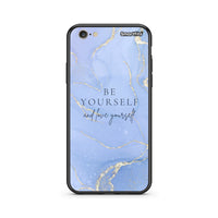 Thumbnail for iphone 6 plus 6s plus Be Yourself θήκη από τη Smartfits με σχέδιο στο πίσω μέρος και μαύρο περίβλημα | Smartphone case with colorful back and black bezels by Smartfits