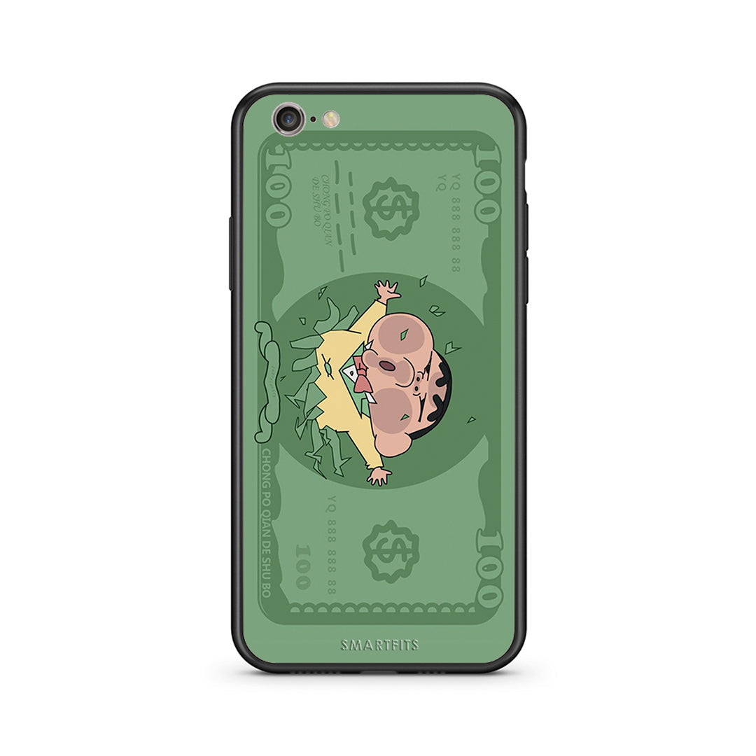 iphone 6 6s Big Money Θήκη Αγίου Βαλεντίνου από τη Smartfits με σχέδιο στο πίσω μέρος και μαύρο περίβλημα | Smartphone case with colorful back and black bezels by Smartfits