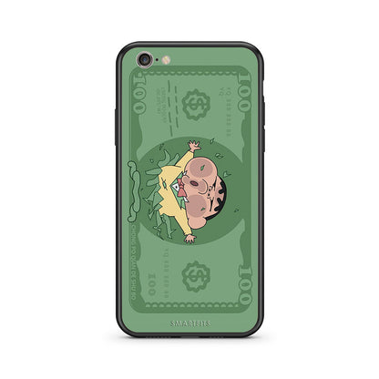 iphone 6 6s Big Money Θήκη Αγίου Βαλεντίνου από τη Smartfits με σχέδιο στο πίσω μέρος και μαύρο περίβλημα | Smartphone case with colorful back and black bezels by Smartfits