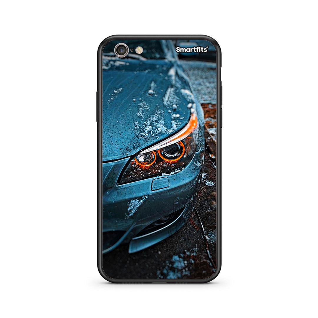 iphone 6 plus 6s plus Bmw E60 Θήκη από τη Smartfits με σχέδιο στο πίσω μέρος και μαύρο περίβλημα | Smartphone case with colorful back and black bezels by Smartfits