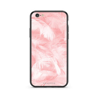 Thumbnail for 33 - iphone 6 plus 6s plus Pink Feather Boho case, cover, bumper