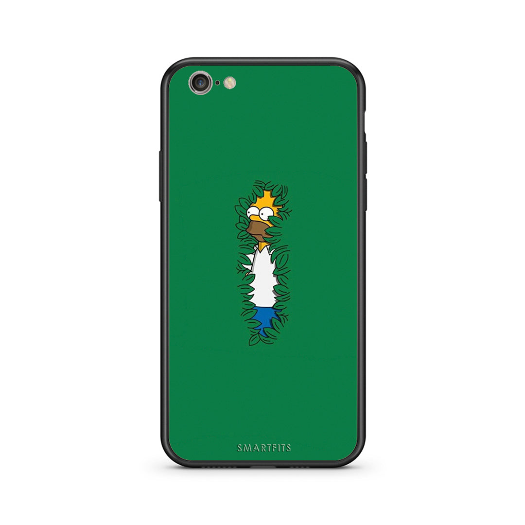 iphone 6 6s Bush Man Θήκη Αγίου Βαλεντίνου από τη Smartfits με σχέδιο στο πίσω μέρος και μαύρο περίβλημα | Smartphone case with colorful back and black bezels by Smartfits