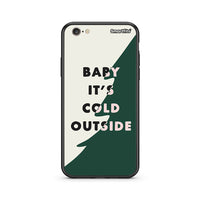 Thumbnail for iPhone 7/8 Cold Outside θήκη από τη Smartfits με σχέδιο στο πίσω μέρος και μαύρο περίβλημα | Smartphone case with colorful back and black bezels by Smartfits