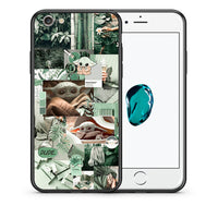 Thumbnail for Θήκη Αγίου Βαλεντίνου iPhone 7 / 8 / SE 2020 Collage Dude από τη Smartfits με σχέδιο στο πίσω μέρος και μαύρο περίβλημα | iPhone 7 / 8 / SE 2020 Collage Dude case with colorful back and black bezels