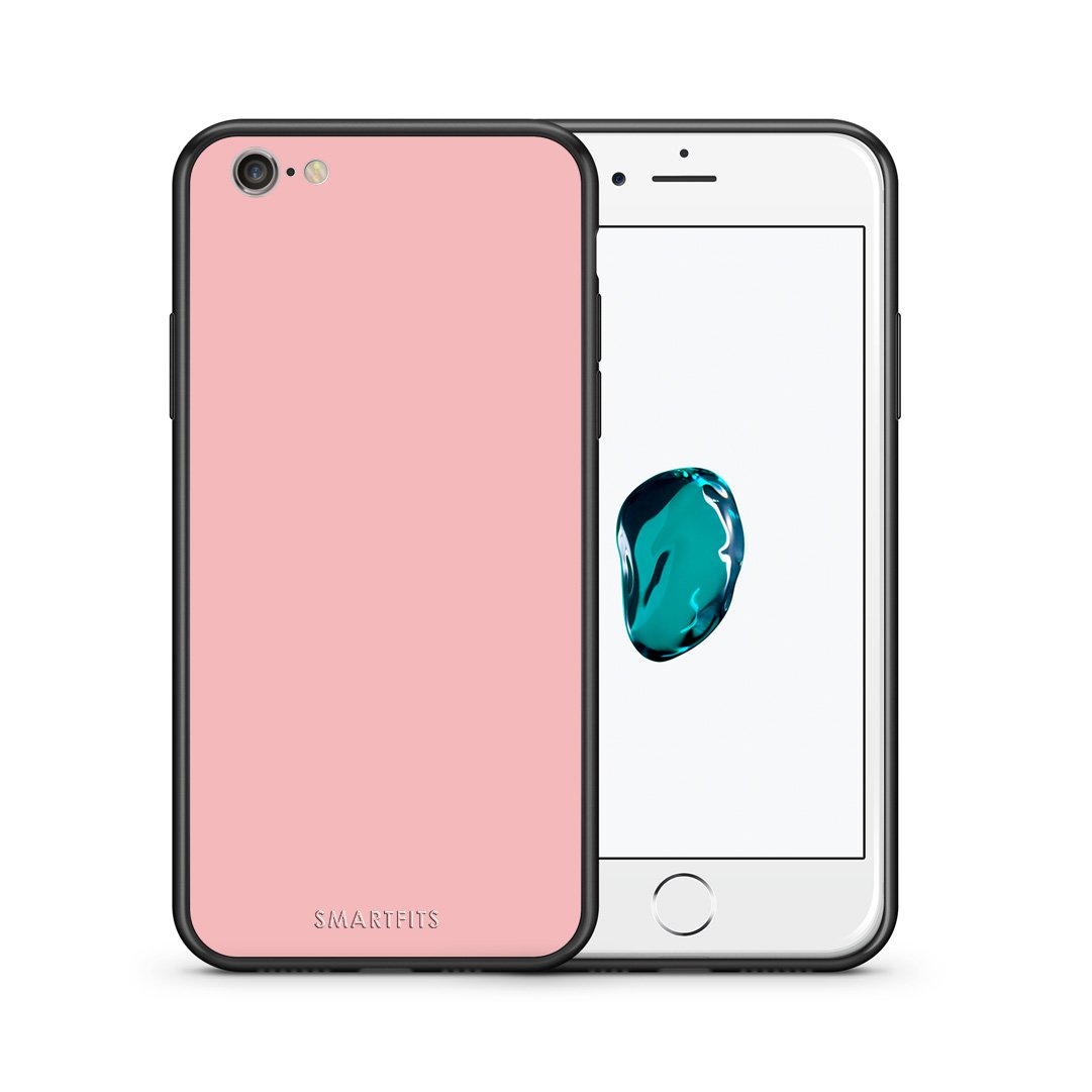 Θήκη iPhone 6 Plus/6s Plus Nude Color από τη Smartfits με σχέδιο στο πίσω μέρος και μαύρο περίβλημα | iPhone 6 Plus/6s Plus Nude Color case with colorful back and black bezels