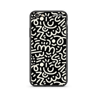 Thumbnail for iphone 6 plus 6s plus Doodle Art Θήκη από τη Smartfits με σχέδιο στο πίσω μέρος και μαύρο περίβλημα | Smartphone case with colorful back and black bezels by Smartfits