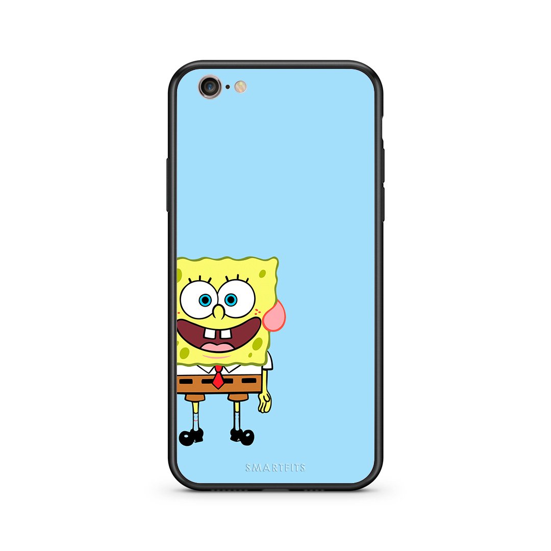 iphone 6 6s Friends Bob θήκη από τη Smartfits με σχέδιο στο πίσω μέρος και μαύρο περίβλημα | Smartphone case with colorful back and black bezels by Smartfits