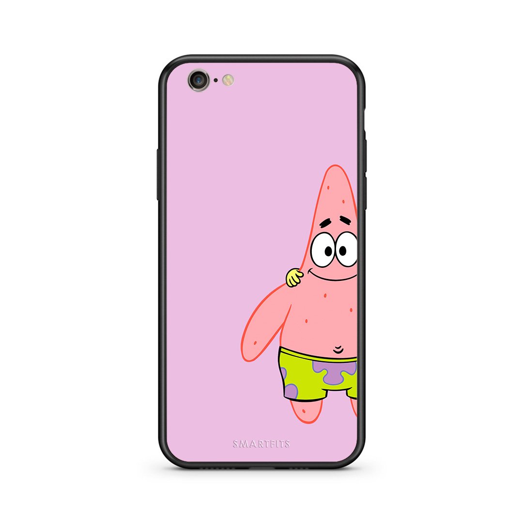iphone 6 6s  Friends Patrick θήκη από τη Smartfits με σχέδιο στο πίσω μέρος και μαύρο περίβλημα | Smartphone case with colorful back and black bezels by Smartfits