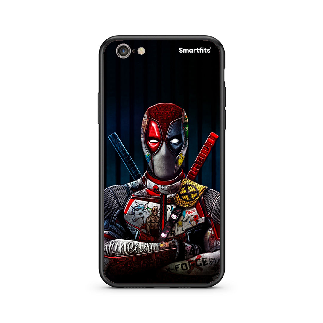 iphone 6 6s Funny Guy θήκη από τη Smartfits με σχέδιο στο πίσω μέρος και μαύρο περίβλημα | Smartphone case with colorful back and black bezels by Smartfits