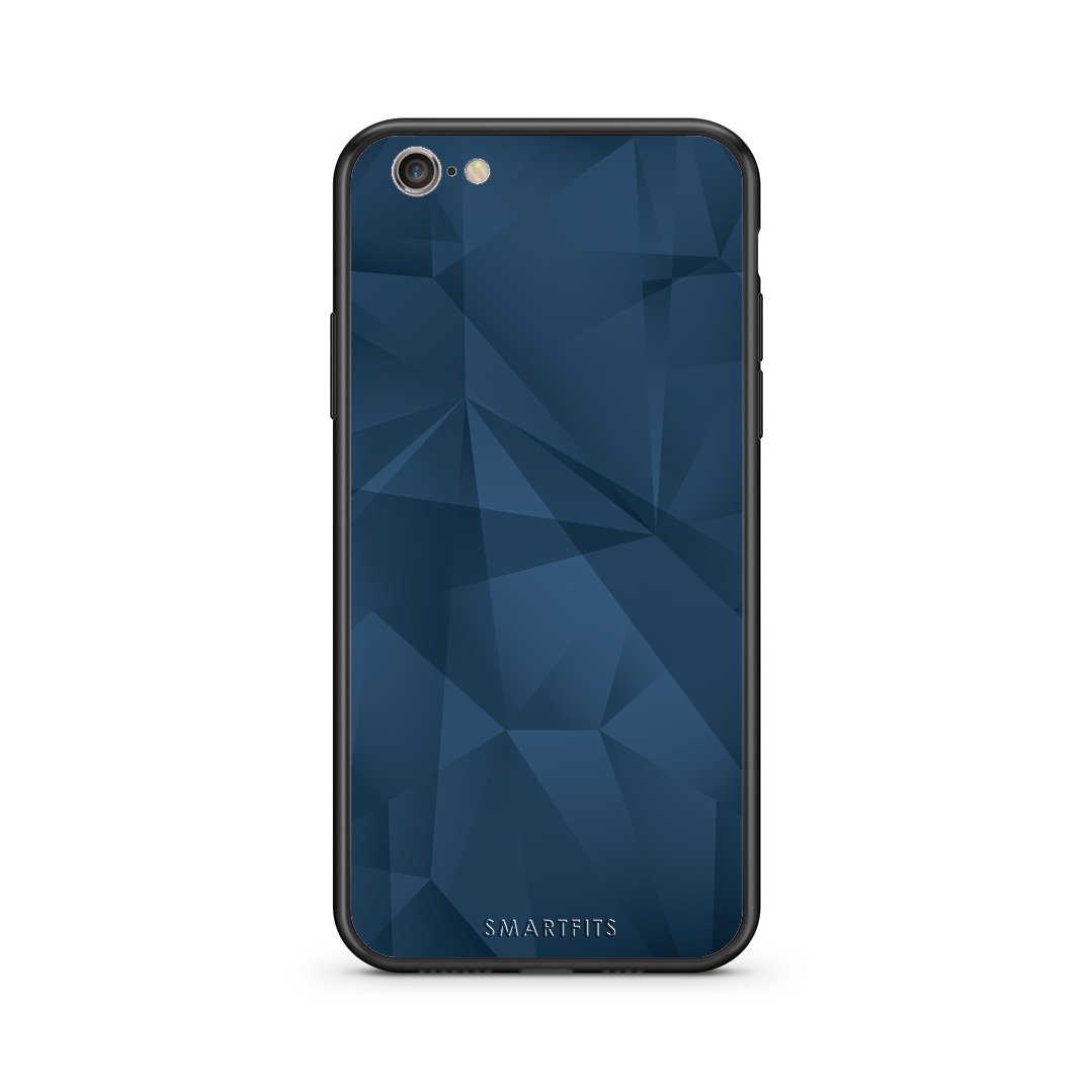 39 - iphone 6 plus 6s plus Blue Abstract Geometric case, cover, bumper