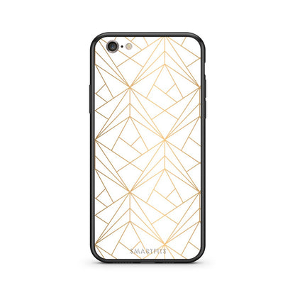 111 - iphone 6 plus 6s plus Luxury White Geometric case, cover, bumper