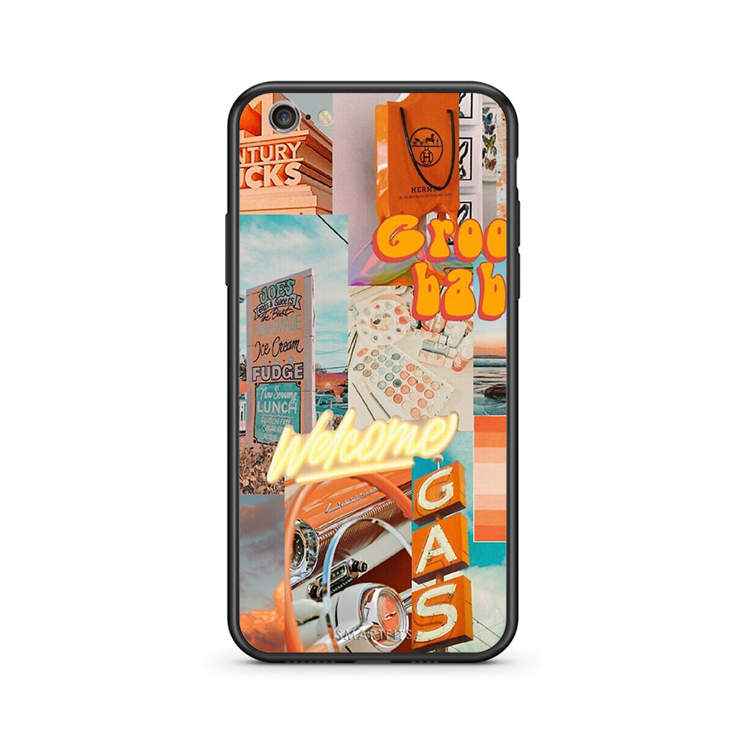 iphone 6 6s Groovy Babe Θήκη Αγίου Βαλεντίνου από τη Smartfits με σχέδιο στο πίσω μέρος και μαύρο περίβλημα | Smartphone case with colorful back and black bezels by Smartfits