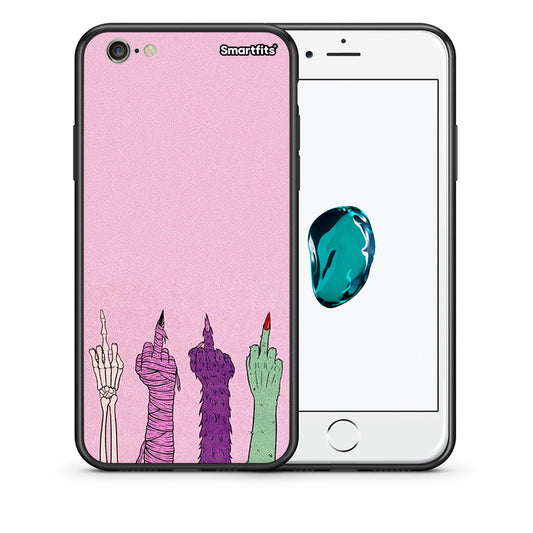 Θήκη iPhone 6 / 6s Halloween Be A Lady από τη Smartfits με σχέδιο στο πίσω μέρος και μαύρο περίβλημα | iPhone 6 / 6s Halloween Be A Lady case with colorful back and black bezels