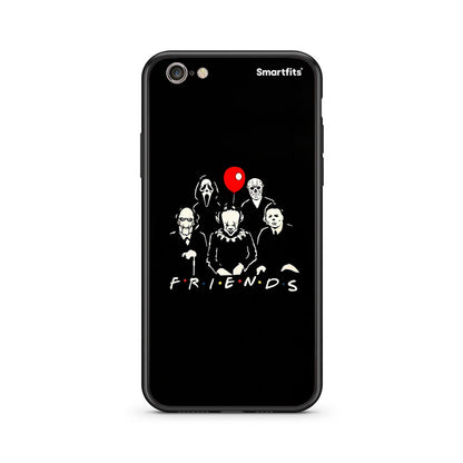 iPhone 7 / 8 Halloween Friends Θήκη από τη Smartfits με σχέδιο στο πίσω μέρος και μαύρο περίβλημα | Smartphone case with colorful back and black bezels by Smartfits