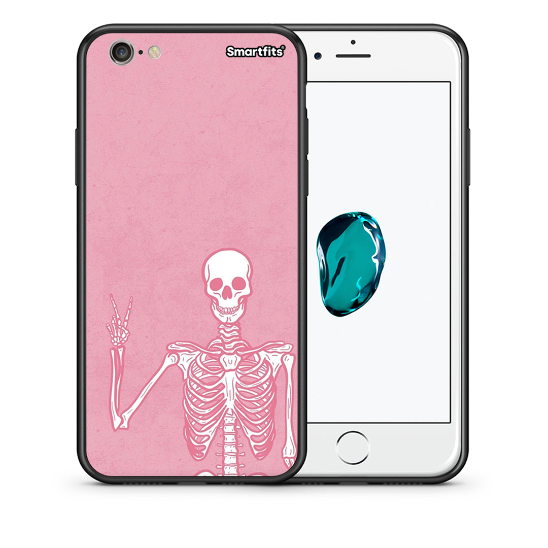 Θήκη iPhone 7 / 8 / SE 2020 Halloween Motivation από τη Smartfits με σχέδιο στο πίσω μέρος και μαύρο περίβλημα | iPhone 7 / 8 / SE 2020 Halloween Motivation case with colorful back and black bezels