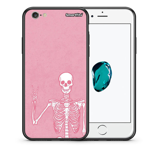 Θήκη iPhone 6 / 6s Halloween Motivation από τη Smartfits με σχέδιο στο πίσω μέρος και μαύρο περίβλημα | iPhone 6 / 6s Halloween Motivation case with colorful back and black bezels