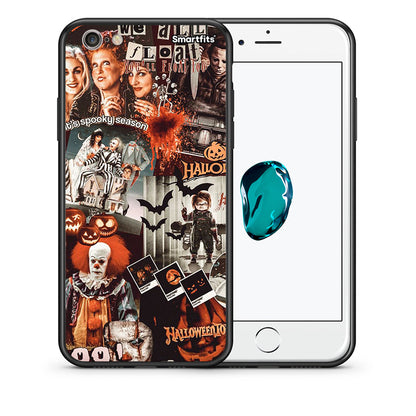Θήκη iPhone 6 Plus / 6s Plus Halloween Spooky Season από τη Smartfits με σχέδιο στο πίσω μέρος και μαύρο περίβλημα | iPhone 6 Plus / 6s Plus Halloween Spooky Season case with colorful back and black bezels