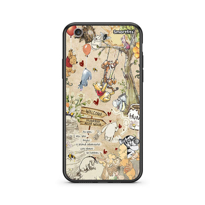 iphone 6 plus 6s plus Happy Friends θήκη από τη Smartfits με σχέδιο στο πίσω μέρος και μαύρο περίβλημα | Smartphone case with colorful back and black bezels by Smartfits