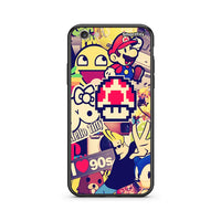 Thumbnail for iphone 6 plus 6s plus Love The 90s θήκη από τη Smartfits με σχέδιο στο πίσω μέρος και μαύρο περίβλημα | Smartphone case with colorful back and black bezels by Smartfits
