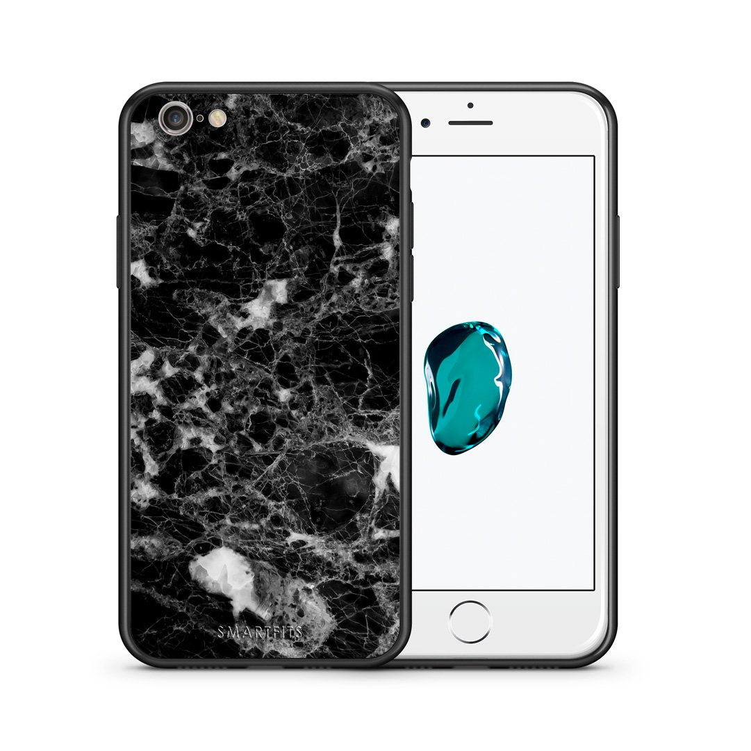 Θήκη iPhone 6 Plus/6s Plus Male Marble από τη Smartfits με σχέδιο στο πίσω μέρος και μαύρο περίβλημα | iPhone 6 Plus/6s Plus Male Marble case with colorful back and black bezels