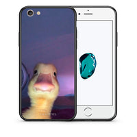 Thumbnail for Θήκη iPhone 6/6s Meme Duck από τη Smartfits με σχέδιο στο πίσω μέρος και μαύρο περίβλημα | iPhone 6/6s Meme Duck case with colorful back and black bezels