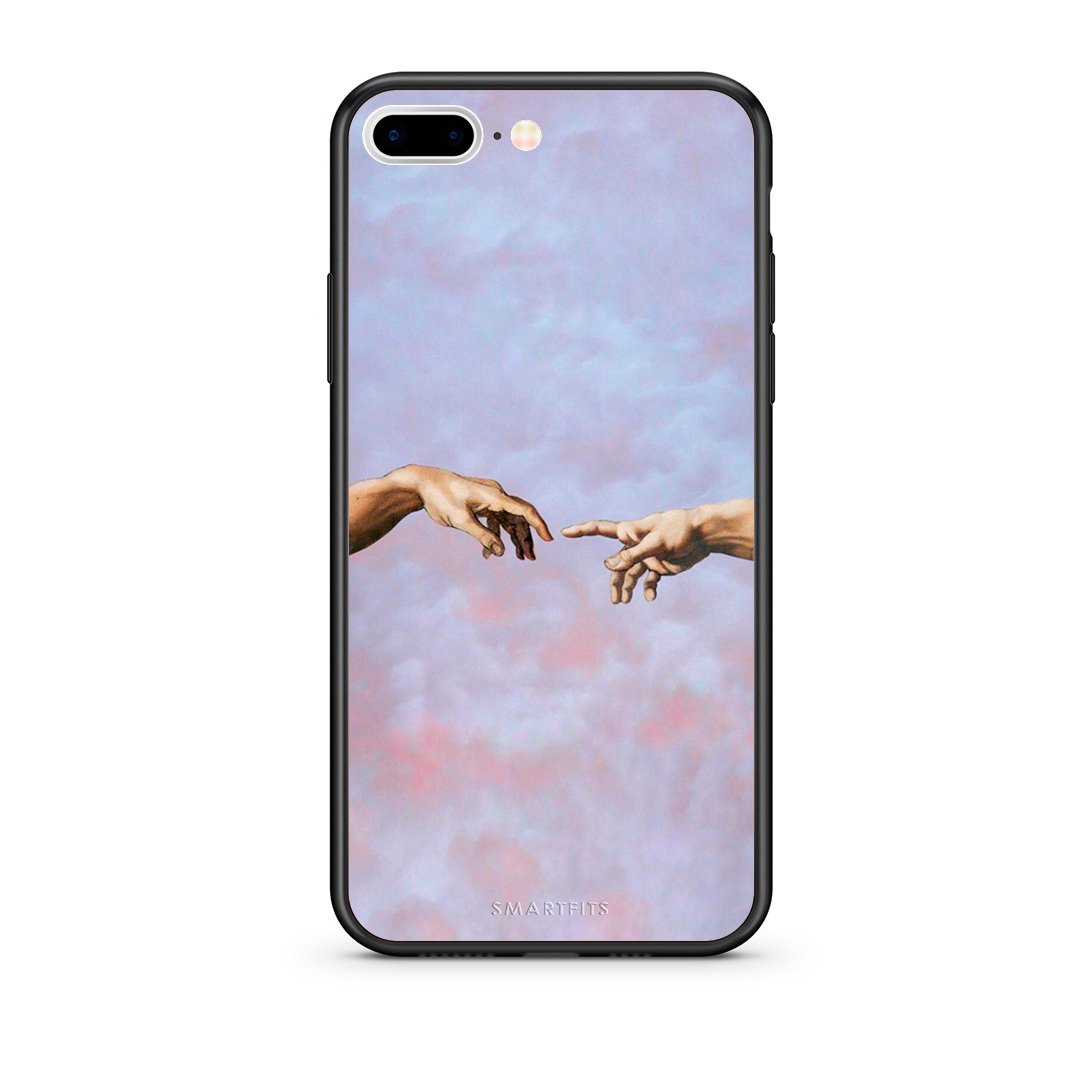 iPhone 7 Plus/8 Plus Adam Hand θήκη από τη Smartfits με σχέδιο στο πίσω μέρος και μαύρο περίβλημα | Smartphone case with colorful back and black bezels by Smartfits