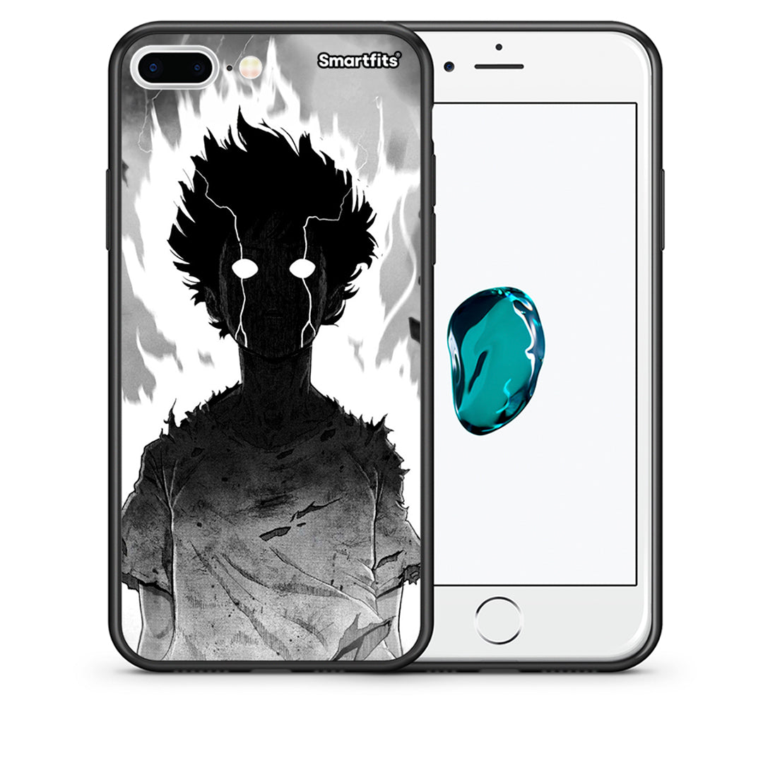 Θήκη iPhone 7 Plus / 8 Plus Anime Boy από τη Smartfits με σχέδιο στο πίσω μέρος και μαύρο περίβλημα | iPhone 7 Plus / 8 Plus Anime Boy case with colorful back and black bezels