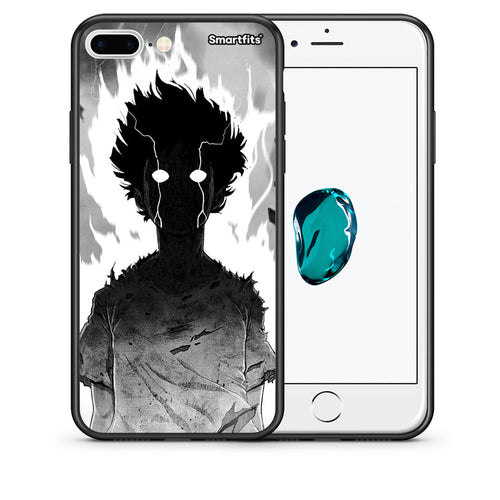 Θήκη iPhone 7 Plus / 8 Plus Anime Boy από τη Smartfits με σχέδιο στο πίσω μέρος και μαύρο περίβλημα | iPhone 7 Plus / 8 Plus Anime Boy case with colorful back and black bezels