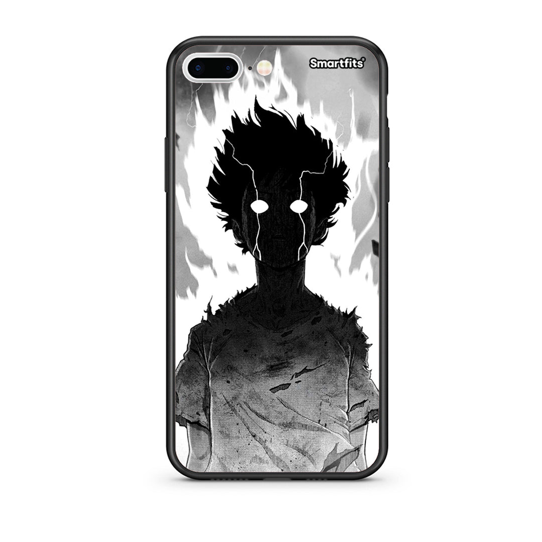iPhone 7 Plus / 8 Plus Anime Boy Θήκη από τη Smartfits με σχέδιο στο πίσω μέρος και μαύρο περίβλημα | Smartphone case with colorful back and black bezels by Smartfits