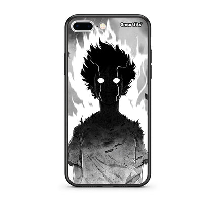 iPhone 7 Plus / 8 Plus Anime Boy Θήκη από τη Smartfits με σχέδιο στο πίσω μέρος και μαύρο περίβλημα | Smartphone case with colorful back and black bezels by Smartfits