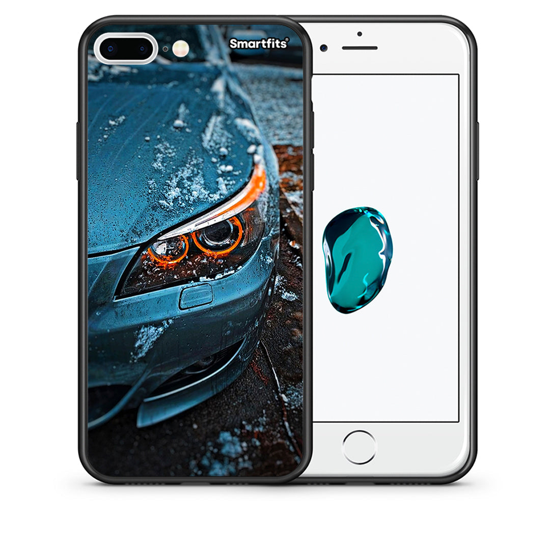 Θήκη iPhone 7 Plus / 8 Plus Bmw E60 από τη Smartfits με σχέδιο στο πίσω μέρος και μαύρο περίβλημα | iPhone 7 Plus / 8 Plus Bmw E60 case with colorful back and black bezels