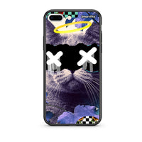 Thumbnail for iPhone 7 Plus/8 Plus Cat Collage θήκη από τη Smartfits με σχέδιο στο πίσω μέρος και μαύρο περίβλημα | Smartphone case with colorful back and black bezels by Smartfits