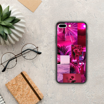 Collage Red Roses - iPhone 7 Plus / 8 Plus θήκη