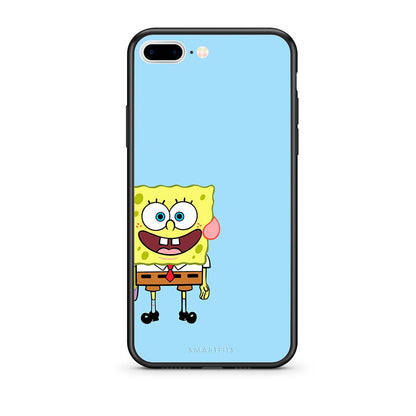 iPhone 7 Plus/8 Plus Friends Bob θήκη από τη Smartfits με σχέδιο στο πίσω μέρος και μαύρο περίβλημα | Smartphone case with colorful back and black bezels by Smartfits