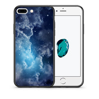 Thumbnail for Θήκη iPhone 7 Plus/8 Plus Blue Sky Galaxy από τη Smartfits με σχέδιο στο πίσω μέρος και μαύρο περίβλημα | iPhone 7 Plus/8 Plus Blue Sky Galaxy case with colorful back and black bezels