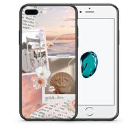 Thumbnail for Θήκη Αγίου Βαλεντίνου iPhone 7 Plus / 8 Plus Golden Hour από τη Smartfits με σχέδιο στο πίσω μέρος και μαύρο περίβλημα | iPhone 7 Plus / 8 Plus Golden Hour case with colorful back and black bezels