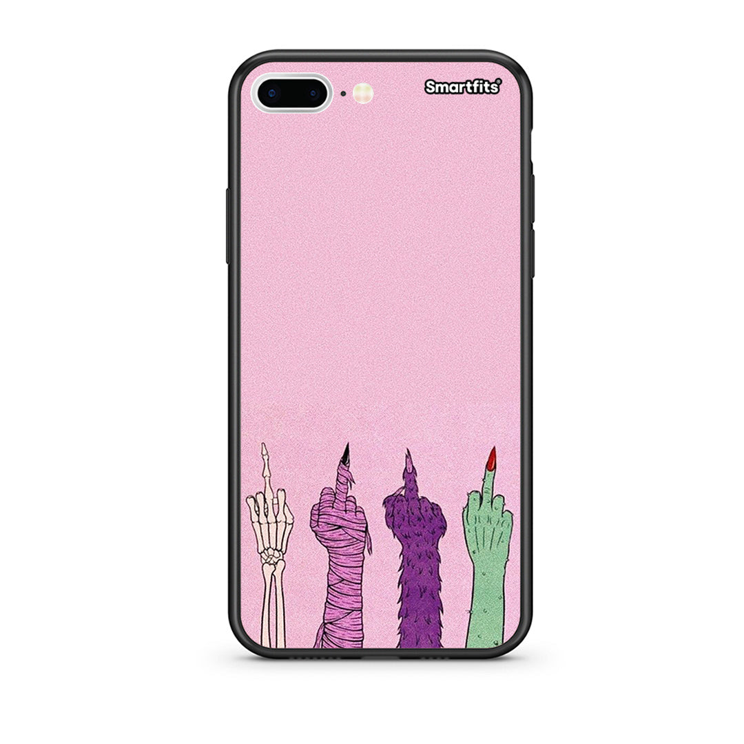 iPhone 7 Plus / 8 Plus Halloween Be A Lady Θήκη από τη Smartfits με σχέδιο στο πίσω μέρος και μαύρο περίβλημα | Smartphone case with colorful back and black bezels by Smartfits