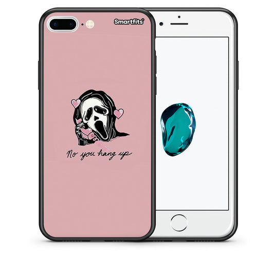 Θήκη iPhone 7 Plus / 8 Plus Halloween Hang Up από τη Smartfits με σχέδιο στο πίσω μέρος και μαύρο περίβλημα | iPhone 7 Plus / 8 Plus Halloween Hang Up case with colorful back and black bezels