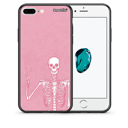 Θήκη iPhone 7 Plus / 8 Plus Halloween Motivation από τη Smartfits με σχέδιο στο πίσω μέρος και μαύρο περίβλημα | iPhone 7 Plus / 8 Plus Halloween Motivation case with colorful back and black bezels