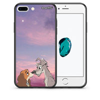 Thumbnail for Θήκη iPhone 7 Plus/8 Plus Lady And Tramp από τη Smartfits με σχέδιο στο πίσω μέρος και μαύρο περίβλημα | iPhone 7 Plus/8 Plus Lady And Tramp case with colorful back and black bezels