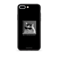 Thumbnail for iPhone 7 Plus/8 Plus Meme Cat θήκη από τη Smartfits με σχέδιο στο πίσω μέρος και μαύρο περίβλημα | Smartphone case with colorful back and black bezels by Smartfits