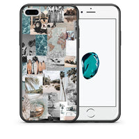 Thumbnail for Θήκη iPhone 7 Plus / 8 Plus Retro Beach Life από τη Smartfits με σχέδιο στο πίσω μέρος και μαύρο περίβλημα | iPhone 7 Plus / 8 Plus Retro Beach Life case with colorful back and black bezels