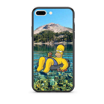 iPhone 7 Plus / 8 Plus Summer Happiness Θήκη από τη Smartfits με σχέδιο στο πίσω μέρος και μαύρο περίβλημα | Smartphone case with colorful back and black bezels by Smartfits