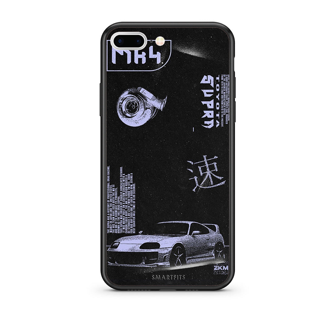 iPhone 7 Plus / 8 Plus Tokyo Drift Θήκη Αγίου Βαλεντίνου από τη Smartfits με σχέδιο στο πίσω μέρος και μαύρο περίβλημα | Smartphone case with colorful back and black bezels by Smartfits
