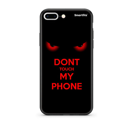 iPhone 7 Plus / 8 Plus Touch My Phone Θήκη από τη Smartfits με σχέδιο στο πίσω μέρος και μαύρο περίβλημα | Smartphone case with colorful back and black bezels by Smartfits